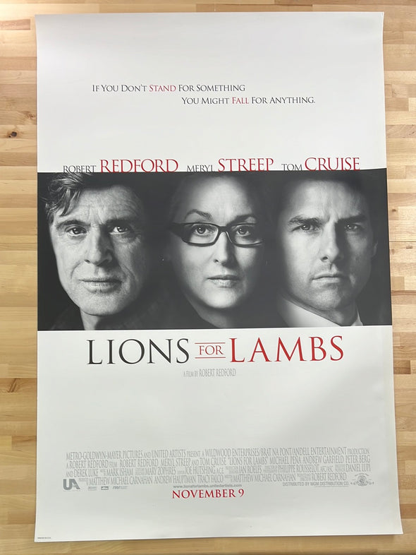 Lions for Lambs - 2007 movie poster original
