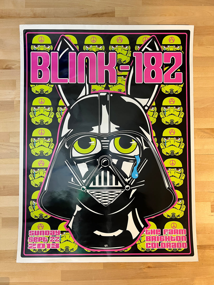 フランクコジックThe Posters & Art of Frank Kozik Blink 182 - 2013 Frank Kozik poster Brighton, CO The Farm – Sold