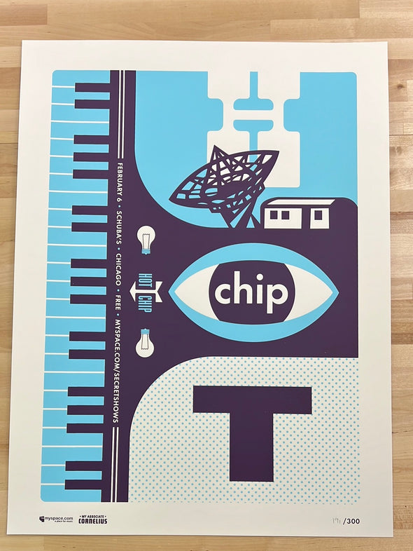 Hot Chip - 2008 Poster Chicago, IL Schuba's
