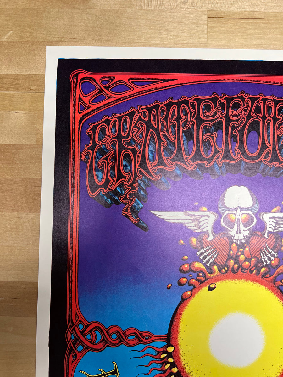 Grateful Dead - 1969 Rick Griffin poster Honolulu Hawaii RP-2