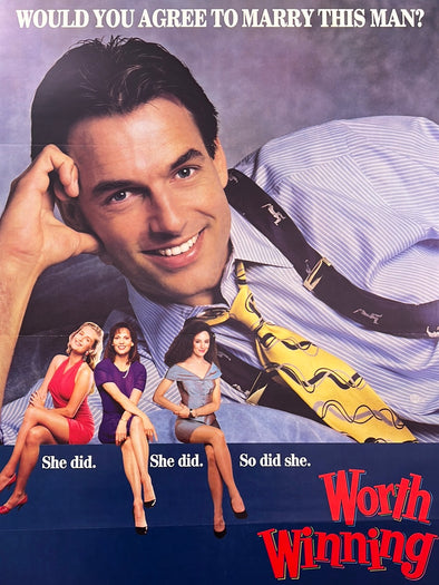 Worth Winning - 1989 movie poster original vintage
