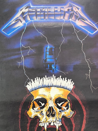 Metallica - Pushead 1989 Vintage poster Damage Justice Tour 24x34