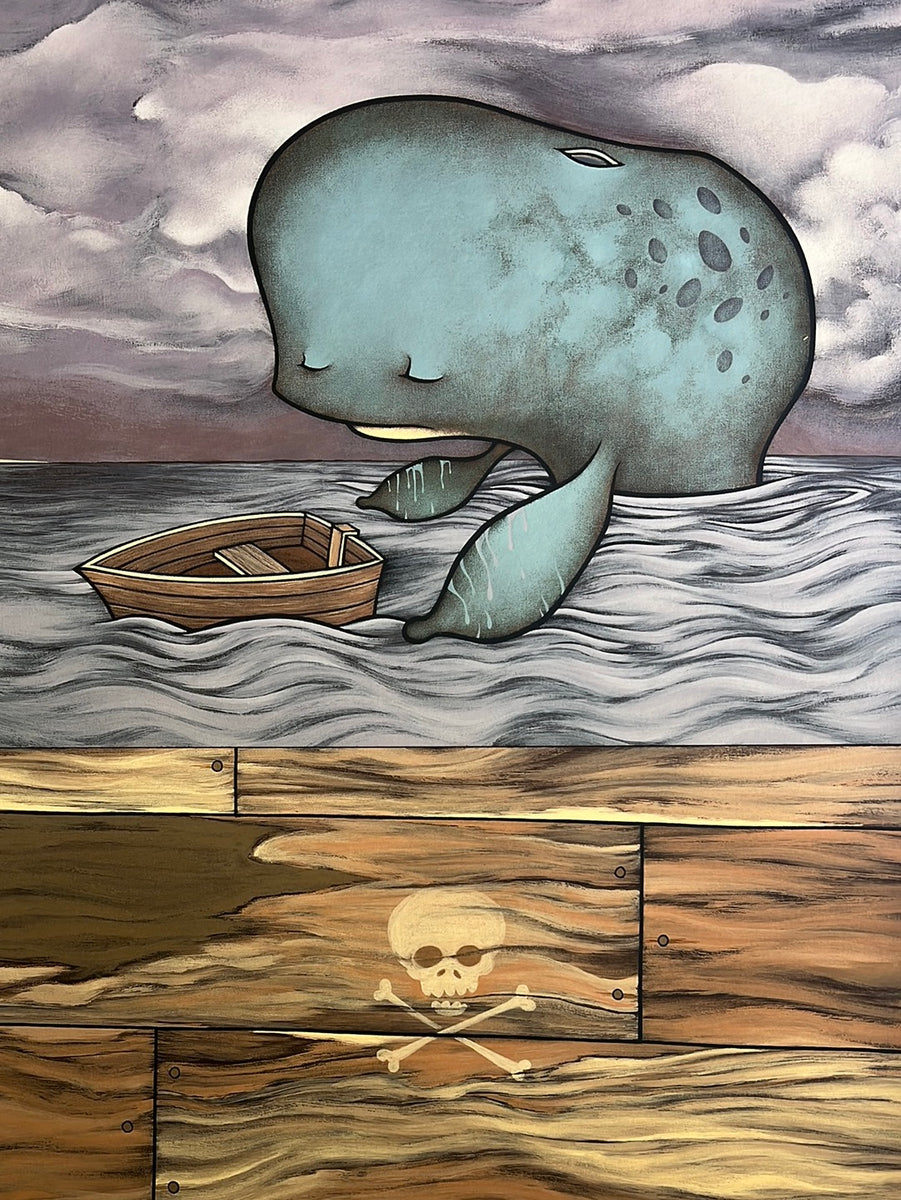 The Ocean Is A Forest - 2010 Kurt Halsey poster art print – Sold