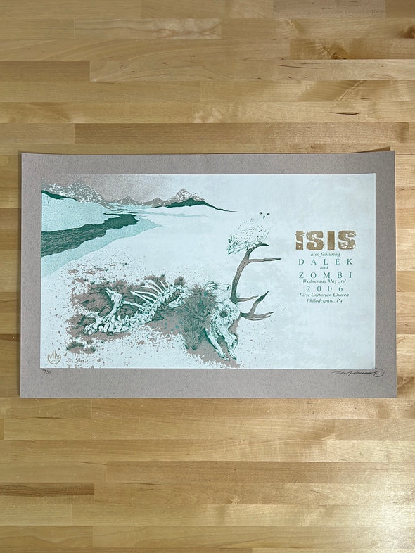 ISIS - 2006 Michael Munter poster Philadelphia, PA First Unitarian Church
