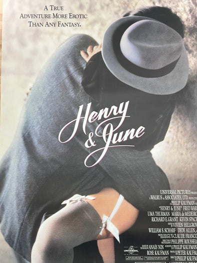 Henry & June - 1990 movie poster original vintage