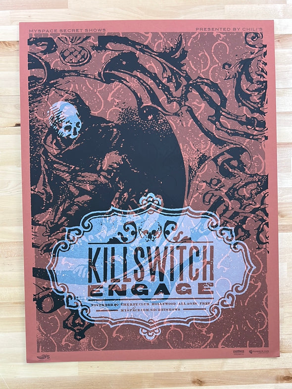 Killswitch Engage - 2006 Micah Smith poster West Hollywood, CA Key Club
