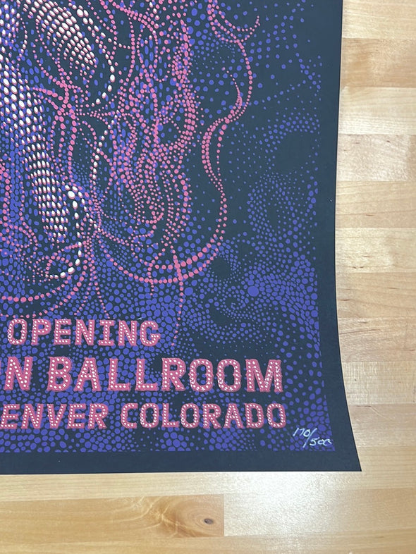 The Lumineers - 2019 John Seabury poster Mission Ballroom Denver, CO