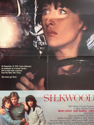 Silkwood - 1983 movie poster original vintage