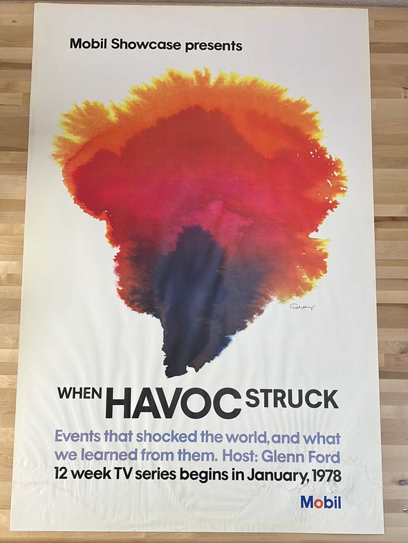 When Havoc Struck -1978  Mobil cinema poster Original Vintage