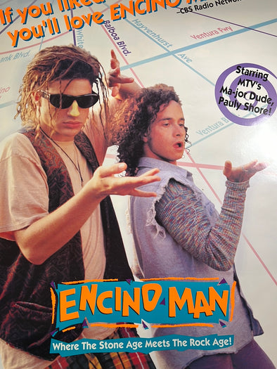 Encino Man - 1992 movie poster original vintage