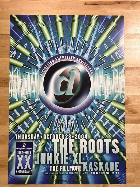 The Roots - 2004 Craig Howell poster San Francisco, CA The Fillmore