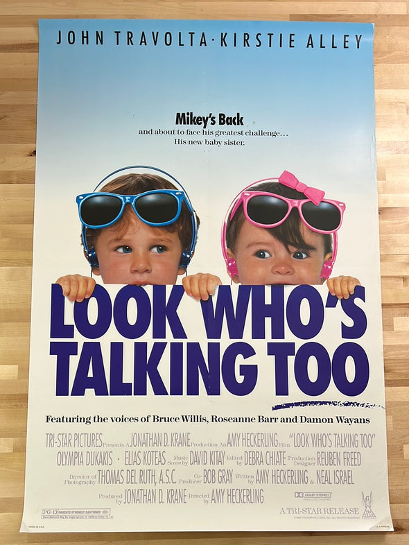Look Who's Talking Too - 1990 movie poster original