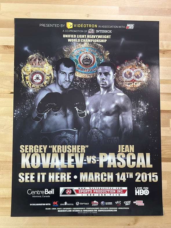 Boxing - 2015 Kovalev vs Pascal Poster