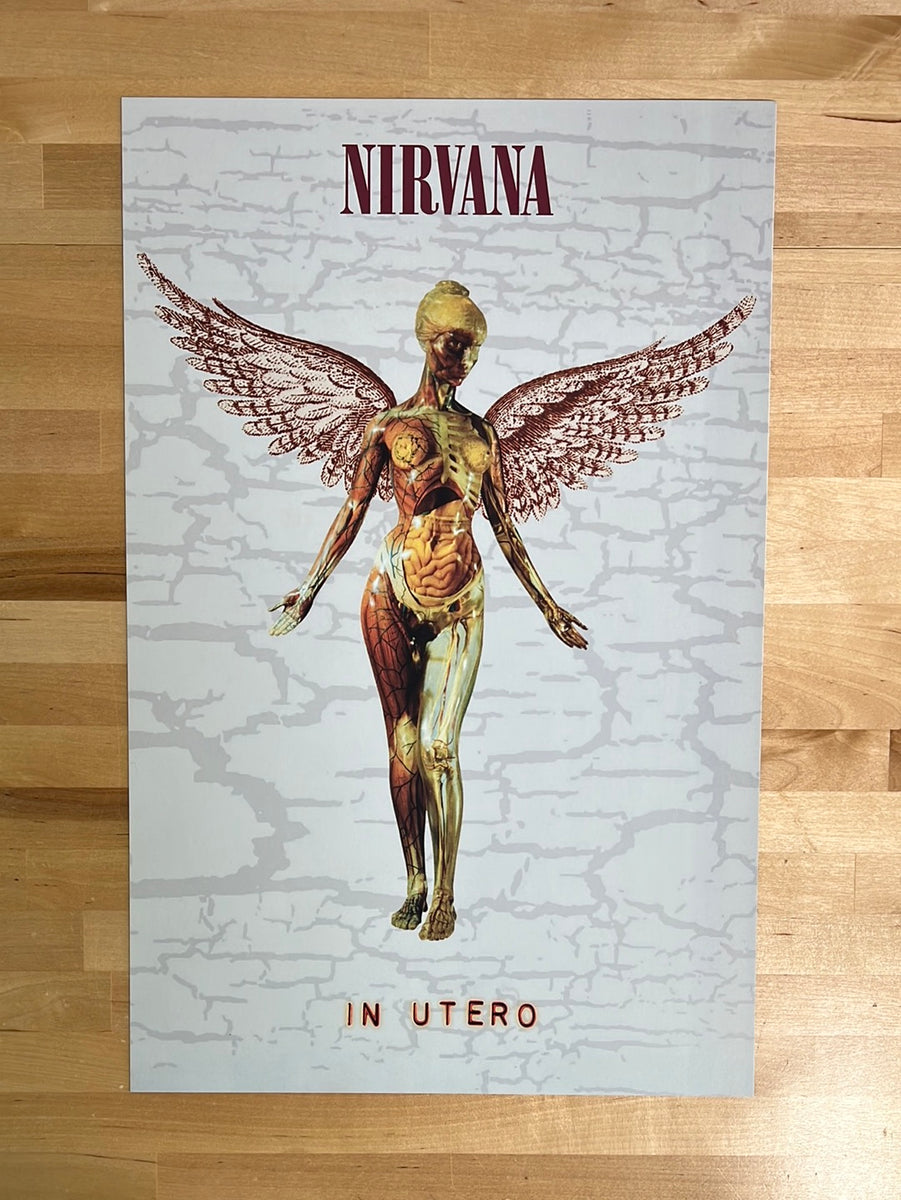 超スペシャル 90s ニルヴァーナ IN UTERO プロモーション ポスター 超スペシャル 90s ニルヴァーナ IN UTERO プロモーション