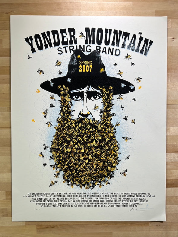 Yonder Mountain String Band - 2007 Methane poster Spring Tour