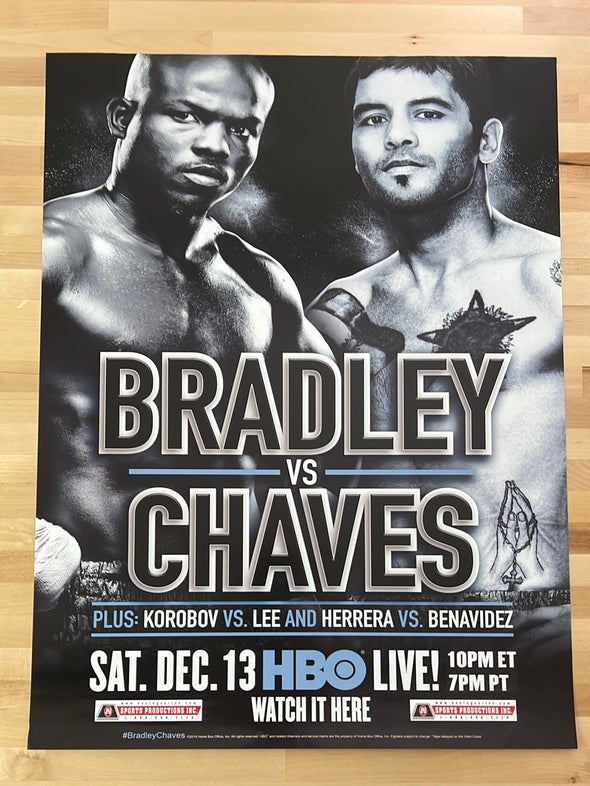 Boxing - 2014 Bradley vs Chaves Poster