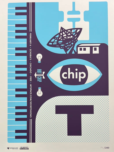 Hot Chip - 2008 Poster Chicago, IL Schuba's