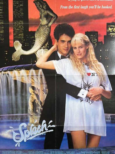 Splash - 1984 movie poster original vintage