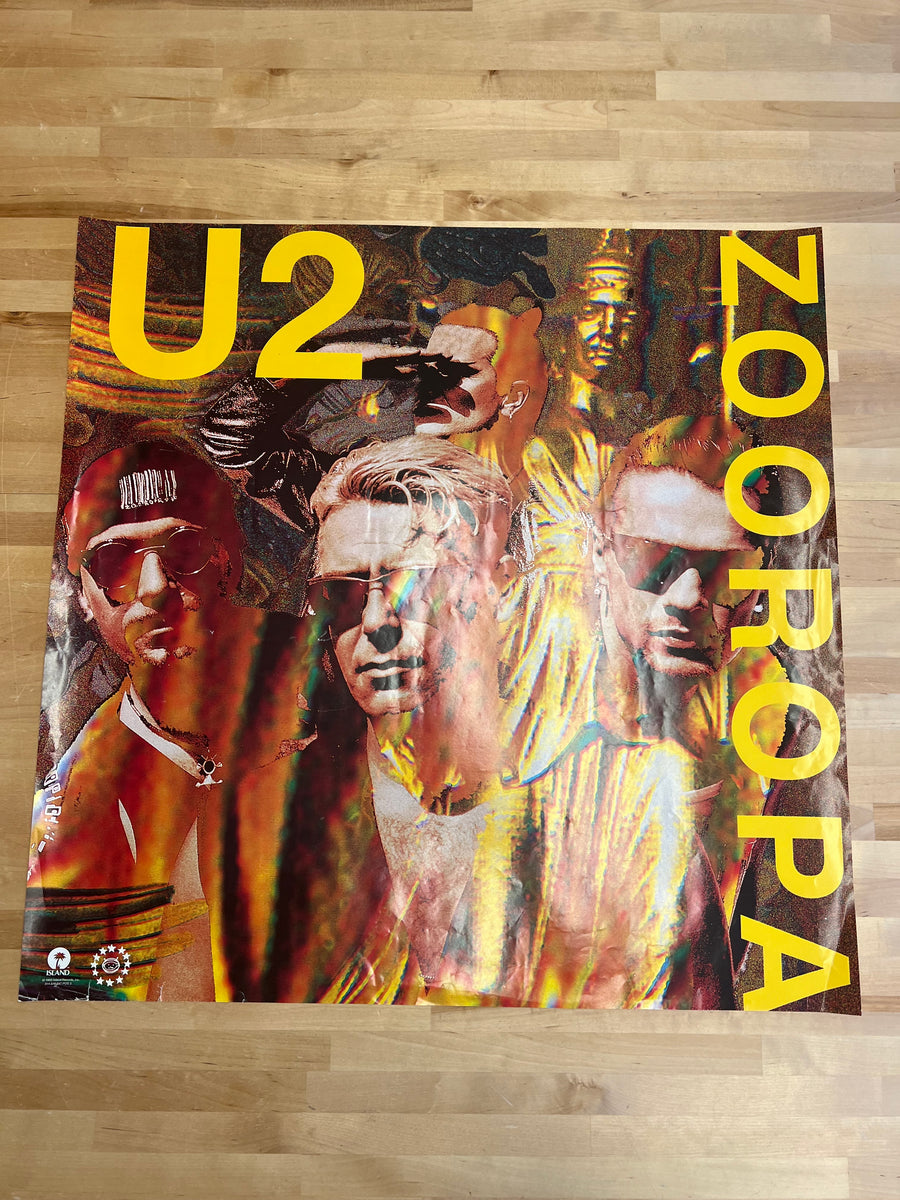 U2 - 1993 Zooropa promotional poster – Sold Out Posters