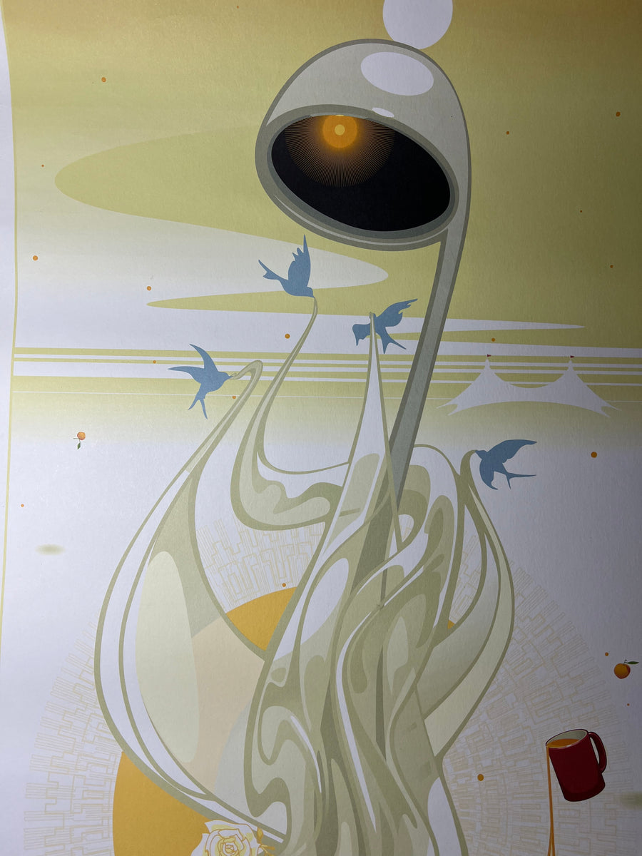 Phish - 2003 Scott Campbell poster SAC Mountain View, CA Shoreline