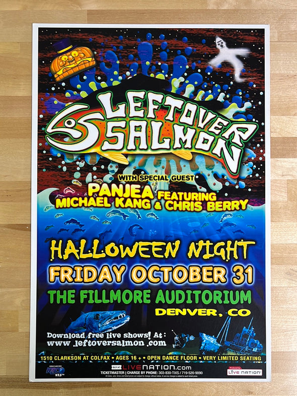 Leftover Salmon - 2008 promo poster Denver, CO Fillmore