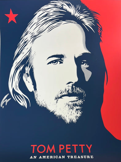 Tom Petty - 2023 Shepard Fairey poster Obey Version 4