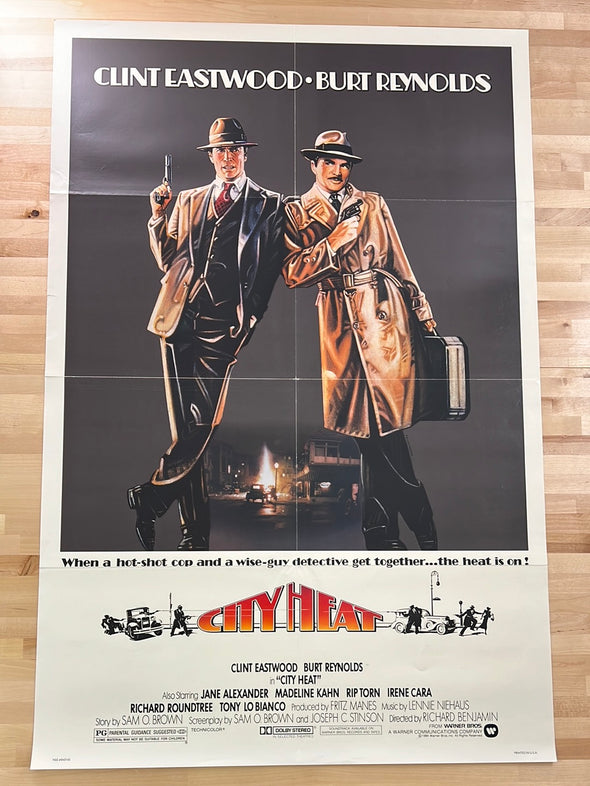 City Heat - 1984 movie poster original vintage