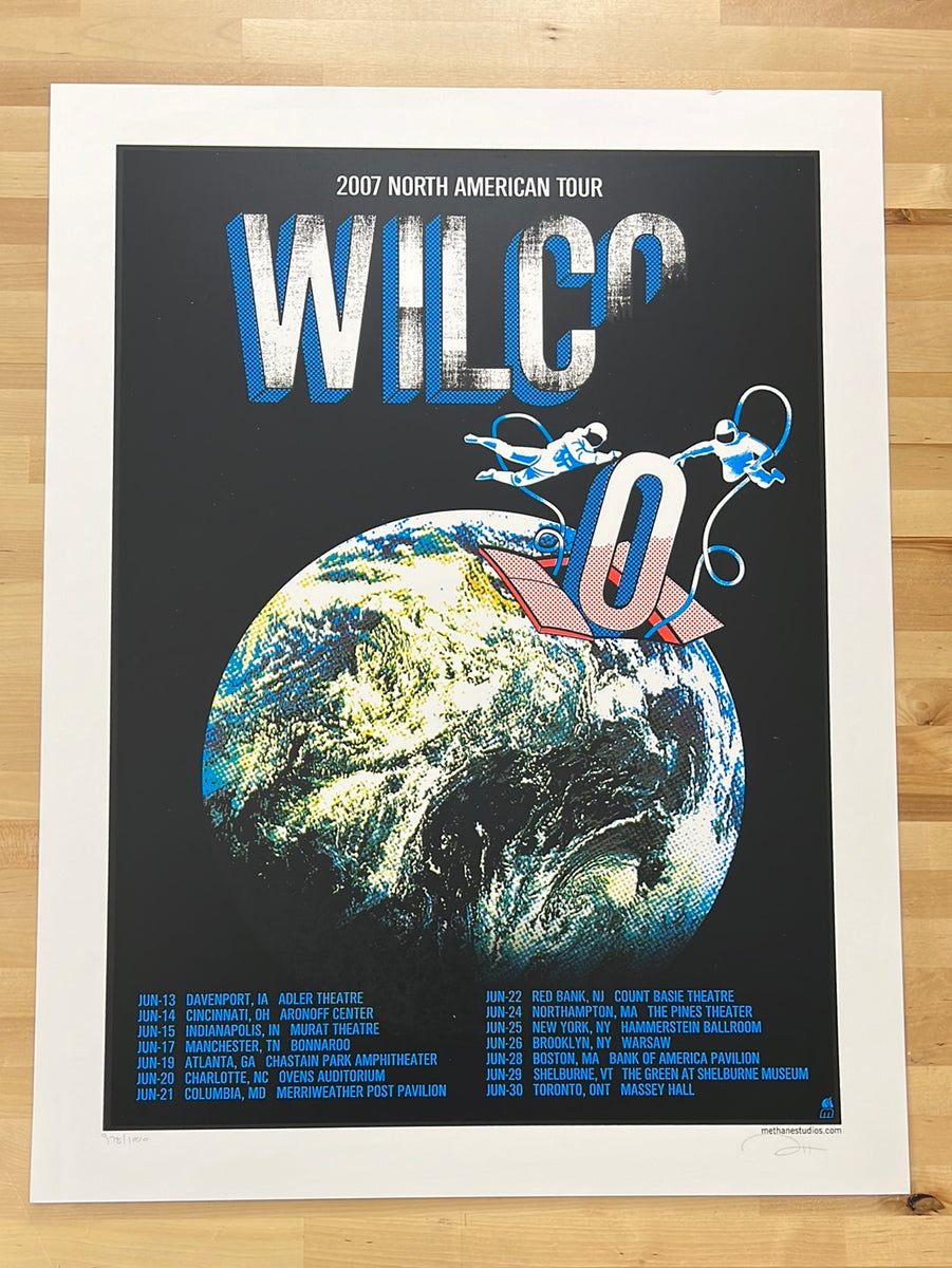 Wilco - 2007 Methane Studios poster North American Tour – Sold Out