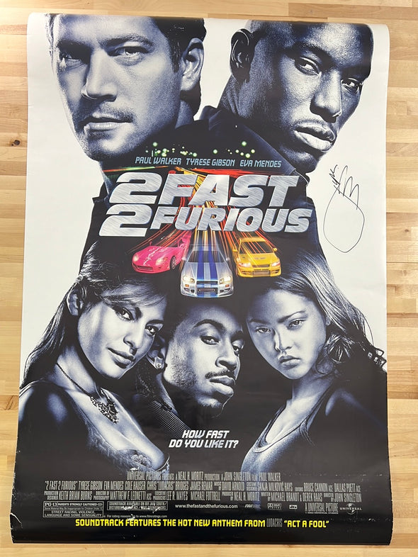 2 Fast 2 Furious - 2003 video promo movie poster original 27x40