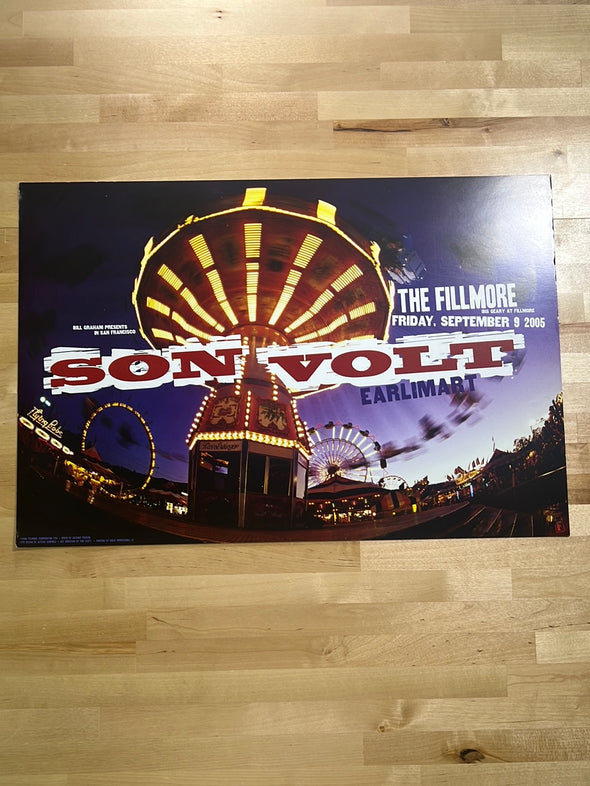 Son Volt - 2005 Anthony Pigdon poster San Francisco, CA The Fillmore