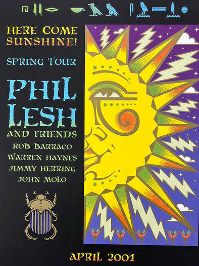 Phil Lesh & Friends - 2001 Gary Houston poster Spring Tour