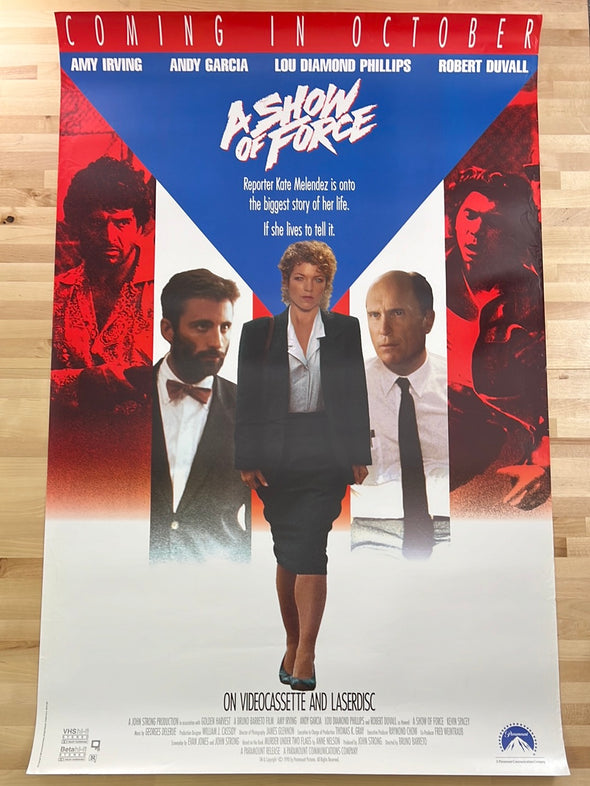 A Show Of Force - 1990 movie poster original vintage