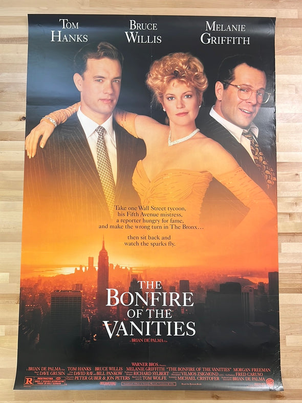 The Bonfire Of The Vanities - 1990 movie poster original