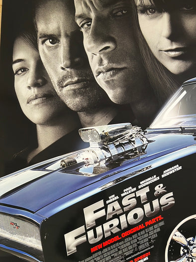 Fast & Furious 4 - 2009 movie poster original