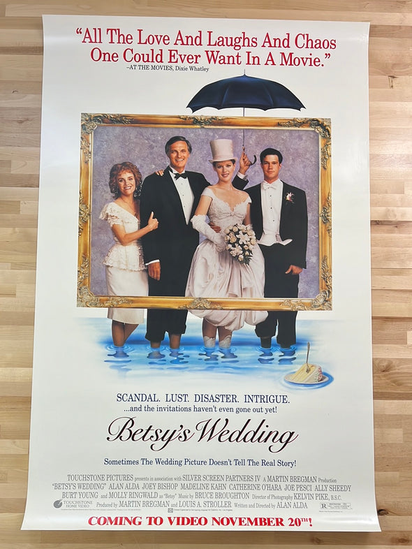 Betsy's Wedding - 1990 movie poster original 27x40