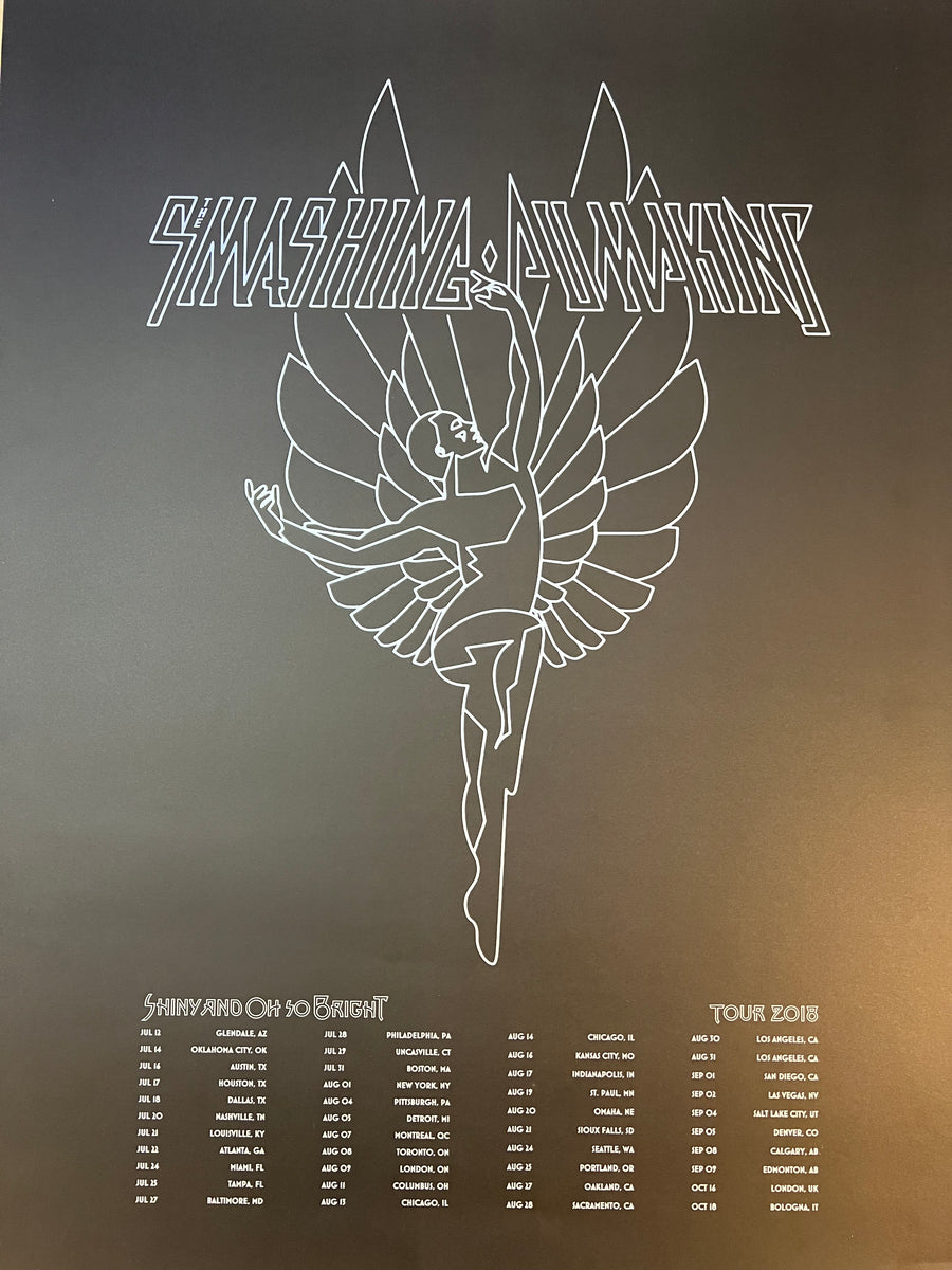 Smashing Pumpkins - 2018 Shiny And Oh So Bright Tour poster – Sold