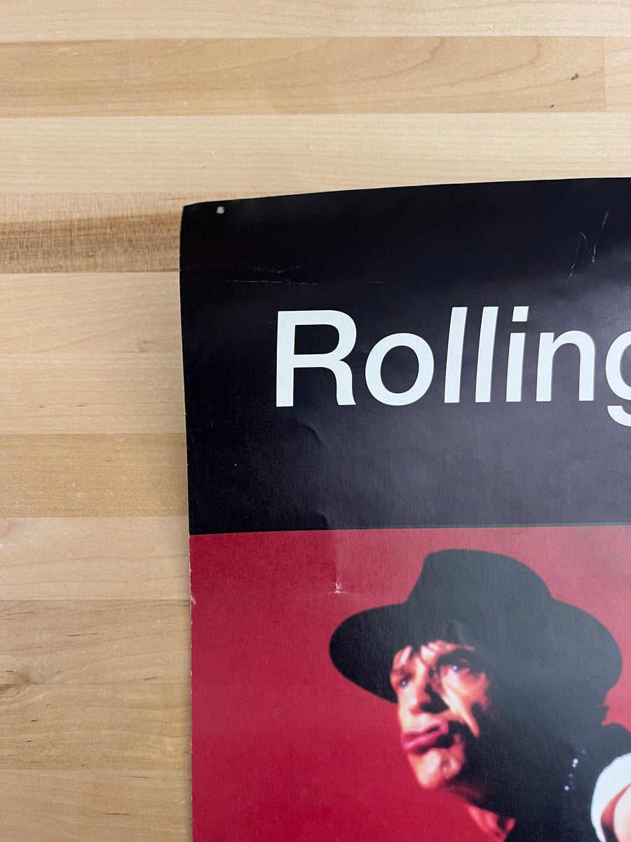 Rolling Stones - 1991 promo poster original vintage Flashpoint