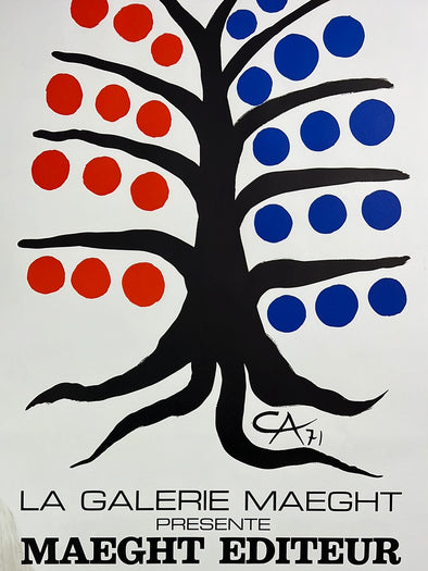Maeght Editeur  - Calder 1971 poster Vintage Paris