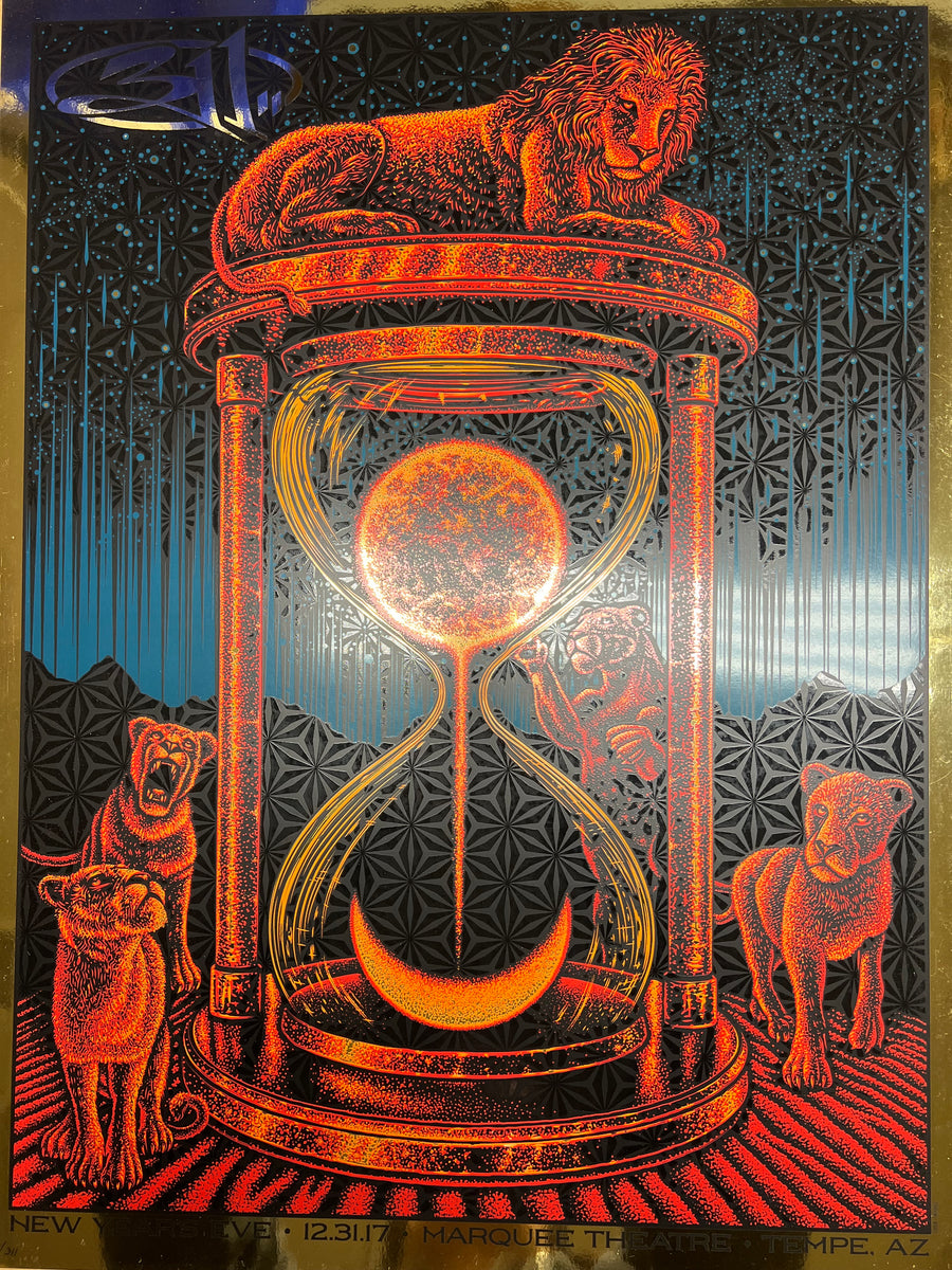 311 - 2017 Todd Slater poster Tempe, AZ Marquee Theatre FOIL