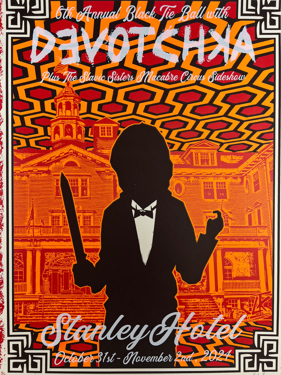 DeVotchKa - 2024 Lindsey Kuhn poster Estes Park, CO Stanley Hotel