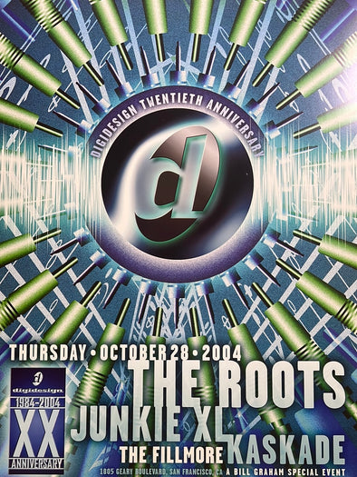 The Roots - 2004 Craig Howell poster San Francisco, CA The Fillmore