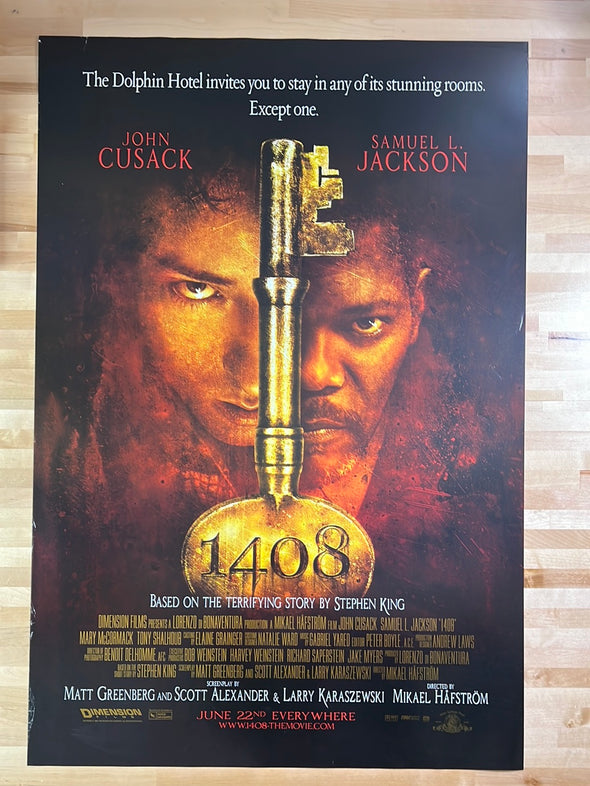 1408 - 2007 video promo movie poster original 27x40