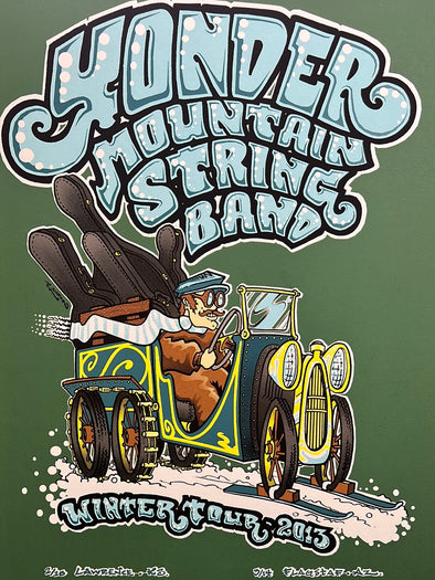 Yonder Mountain String Band - 2013 Robert Marx poster Winter Tour