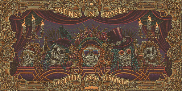 Guns N' Roses - 2023 Luke Martin poster print