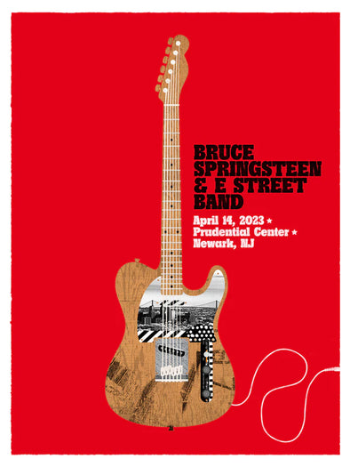 Bruce Springsteen - 2023 Matt Needle poster Newark, NJ