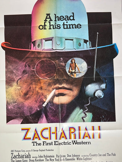 Zachariah - 1970 one sheet movie poster original vintage 27x41