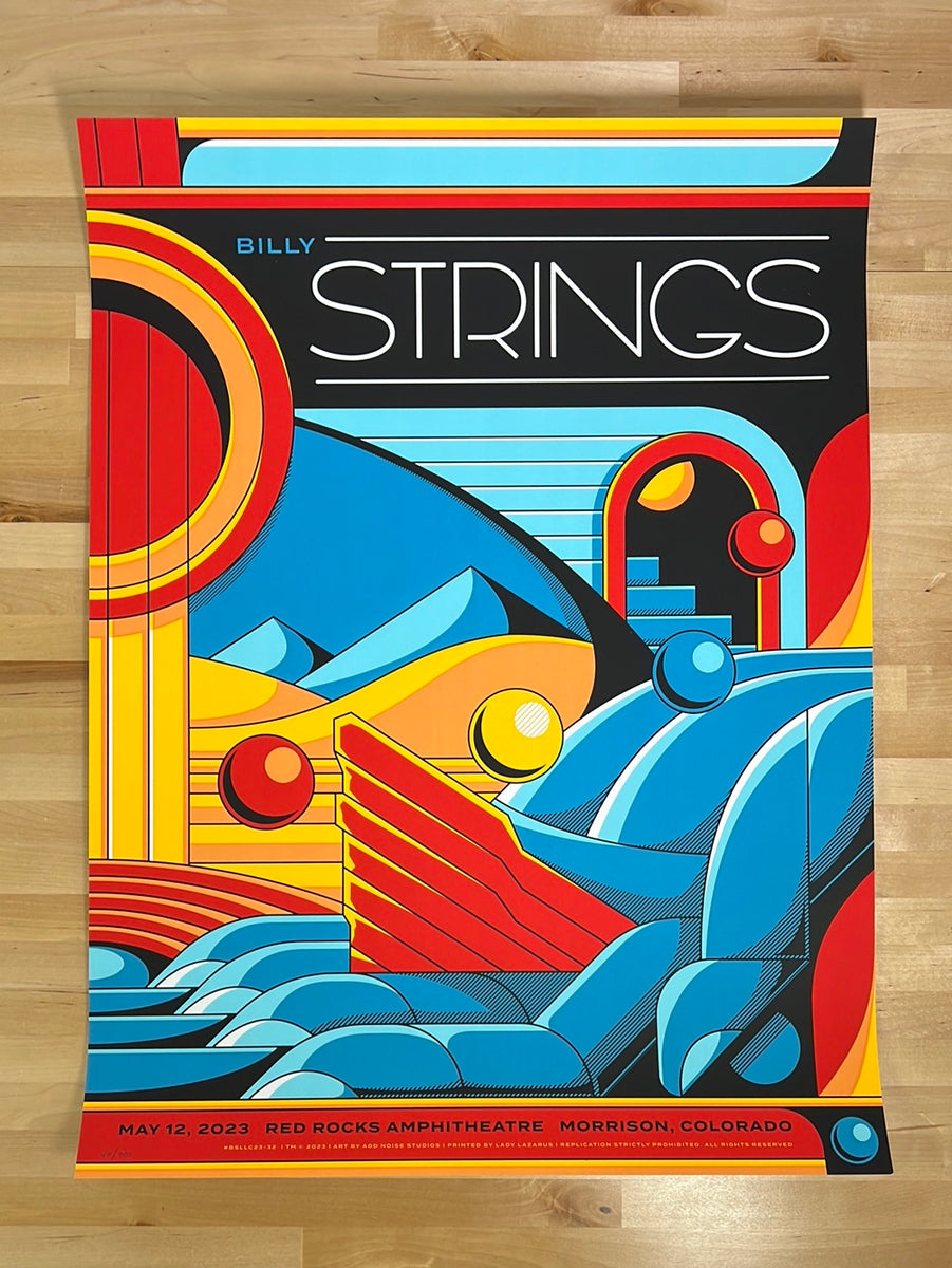 Billy Strings Red Rocks AP hotsell Variant Poster Luke Martin S/N LE 50