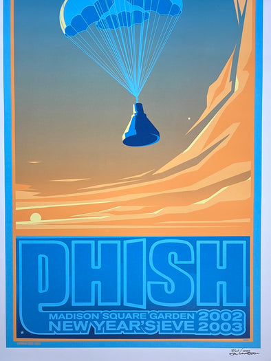 Phish - 2002 Scott Campbell poster SAC New York City, NY MSG
