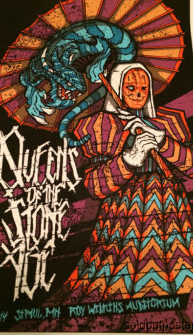 Queens of the Stone Age - 2014 poster print Brad Klausen St Paul MN QOTSA