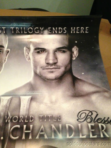 Alvarez vs Chandler Rampage vs King MO Bellator MMA poster print Landers center